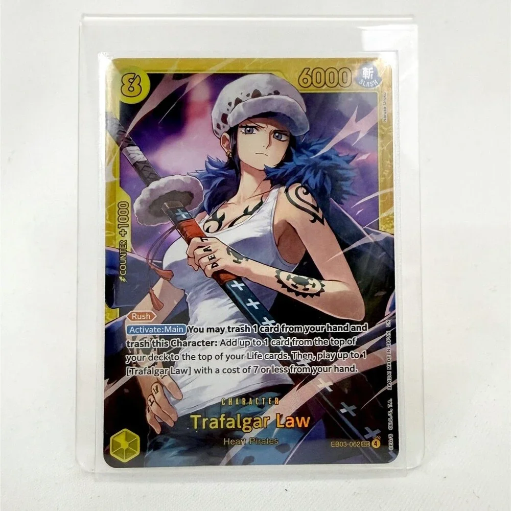 Trafalgar Law EB03-062 SEC Extra Booster One Piece Heroines Edition NM Card EN